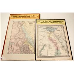 2 Egypt Maps  (63112)