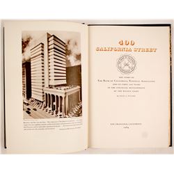 Bank of California Book, "400 California Street"  (63417)