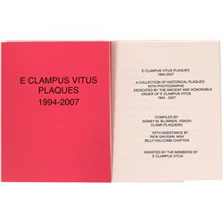 E Clampus Vitus catalog of Plaques  (116735)