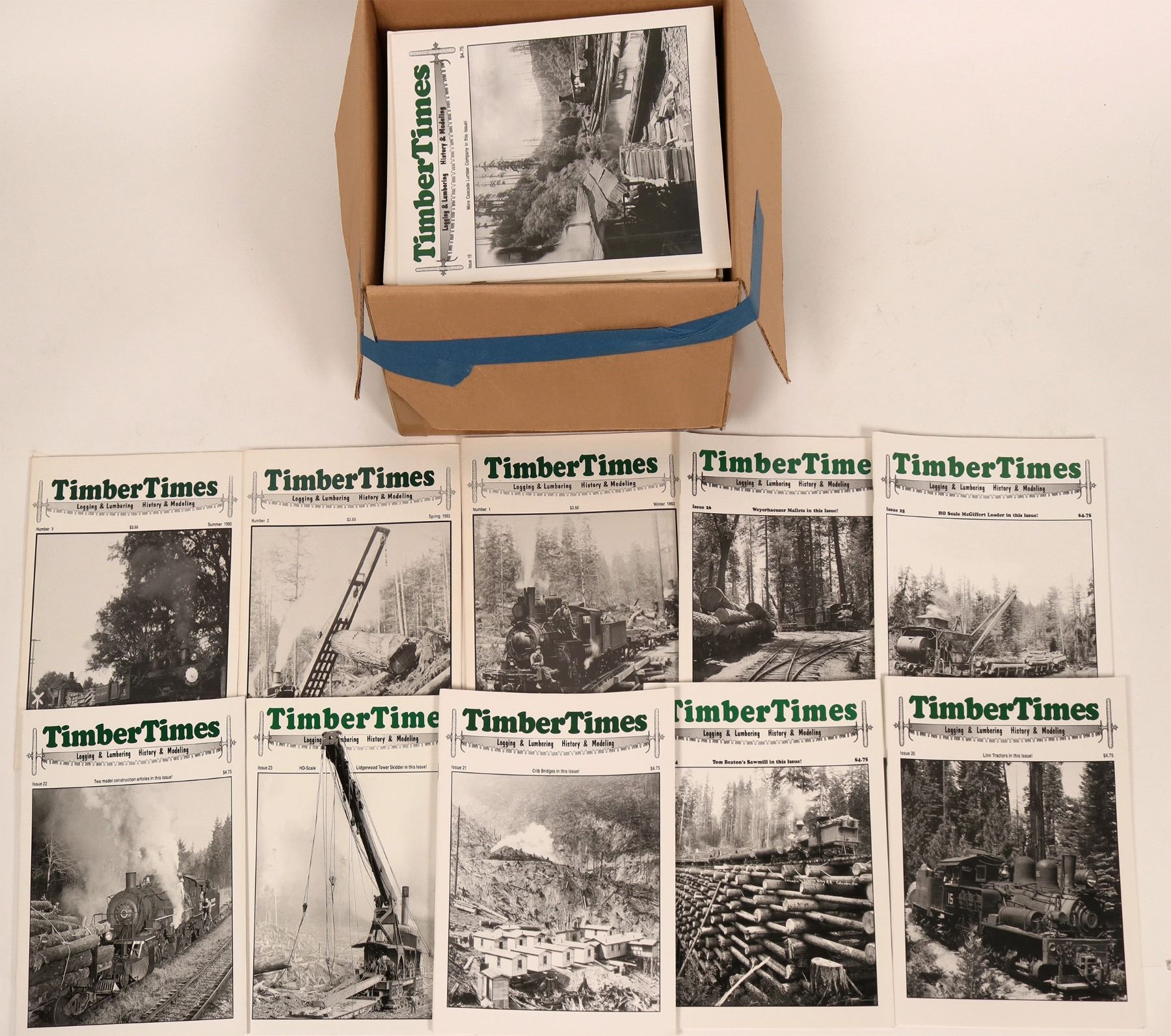 Logging Timer Magazine Timber Times Logging & Lumber History & Modeling Magazine (59 Issues ...
