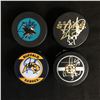 Image 1 : AUTOGRAPHED HOCKEY PUCK LOT