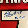 Image 2 : ROD BRIND'AMOUR SIGNED AUTHENTIC CAROLINA HURRICANES JERSEY (AJ COA)