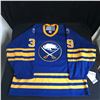 Image 3 : DOMINIK HASEK SIGNED SABRES JERSEY (FRAMEWORTH COA)