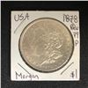 Image 1 : 1878 USA MORGAN SILVER DOLLAR (PHILADELPHIA MINTED) REV 79