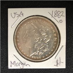 1882 USA MORGAN SILVER DOLLAR (NEW ORLEANS MINTED)