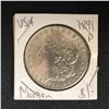 Image 1 : 1891 USA MORGAN SILVER DOLLAR (PHILADELPHIA MINTED)