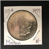 Image 1 : 1899 USA MORGAN SILVER DOLLAR