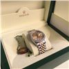 Image 2 : MINT 1980s ROLEX 18k & STAINLESS STEEL DATEJUST QUICK SET w/ 3 CARATS OF VVS  DIAMONDS + ALL BOX