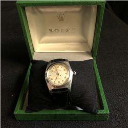 RARE Vintage Men’s Rolex Oyster Auto Perpetual Chronometer Bubble Back watch 1940s with rare 1940s b