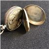Image 3 : 1800s SOLID SILVER KEY WIND SWISS POCKET WATCH WITH ORNATE DIAL