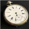 Image 2 : 1900s SOLID SILVER VALMOR OPEN FACE POCKET WATCH