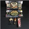 Image 1 : WWE WRESTLING LOT (BELTS, ACTION FIGURES)