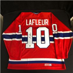 GUY LAFLEUR SIGNED CANADIENS JERSEY (JIC COA)