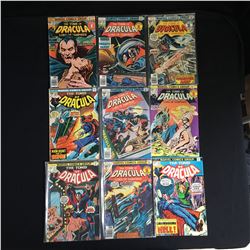 DRACULA BRONZE AGE COMIC BOOK LOT