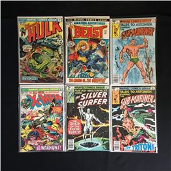 BRONZE AGE COMIC BOOK LOT (THE INCREDIBLE HULK #180, X-MEN #95...)