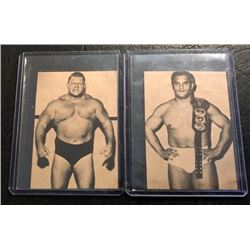 1973 Wrestling Annual Wrestling Card Lot