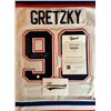Image 3 : WAYNE GRETZKY SIGNED CCM OILERS CAPTAIN JERSEY (FRAMEWORTH COA)