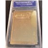 Image 2 : 2003 MERRICK MINT 23K GOLD CARD TOM BRADY ( GEM MINT 10)