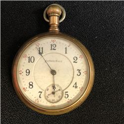 1800S Columbus Watch Company 17 JEWEL OPEN FACE POCKET WATCH