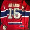 Image 1 : HENRI RICHARD SIGNED MONTREAL CANADIANS HOCKEY JERSEY ( PASTIME COA)
