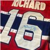 Image 2 : HENRI RICHARD SIGNED MONTREAL CANADIANS HOCKEY JERSEY ( PASTIME COA)