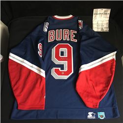 PAVEL BURE SIGNED NEW YORK RANGERS JERSEY (JIC COA)