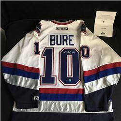 PAVEL BURE SIGNED VANCOUVER CANUCKS JERSEY (MA COA)