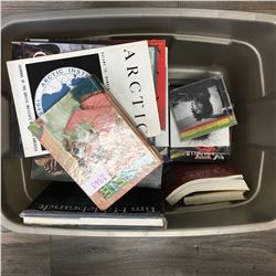 LARGE TOTE OF VARIOUS BOOKS