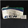 Image 1 : VANCOUVER CANUCKS GAME USED BLOCKER J. ERIKSSON