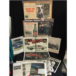 VINTAGE ADVERTISING LOT