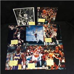 NBA AUTOGRAPHED PHOTOS LOT