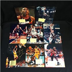NBA AUTOGRAPHED PHOTOS LOT