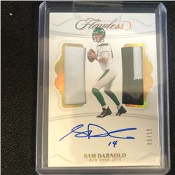 2019 PANINI FLAWLESS AUTO RELIC CARD SAM DARNOLD 6/15