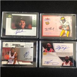 FACSIMILE AUTOGRAPHED SPORTS CARD REPRINT LOT