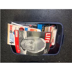 LARGE BIN OF VARIOUS VINTAGE MAGAZINES