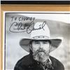 Image 2 : CHARLIE DANIELS SIGNED 8 X 10 WITH FRAME