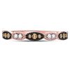 Image 2 : 1/5 CTW Round Brown Diamond Stackable Ring 10kt Rose Gold - REF-20Y3X