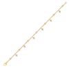Image 2 : 1/3 CTW Round Diamond Dangle Fashion Bracelet 10kt Yellow Gold - REF-30K3R