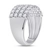 Image 2 : 2 CTW Round Diamond Anniversary Ring 14kt White Gold - REF-141R5H