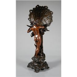 18K White Gold Oval RUBELLITE & DIAMOND Ring