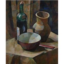 ETHEL RABIN, Expressionist Woodblock