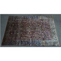 18k Gold Amethyst Ring, Greek Key