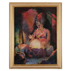 (2) Brass Figural Wall Sconces, Wired