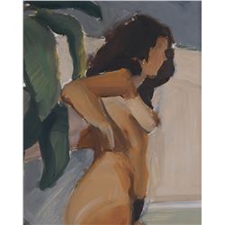 Brass Figural Ceiling Fixture, Wired