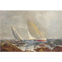 SURREALISM, Oil on Board, Illegible