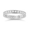 Image 1 : 1 CTW Round Diamond Eternity Wedding Ring 14kt White Gold - REF-83R9H