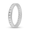 Image 3 : 1 CTW Round Diamond Eternity Wedding Ring 14kt White Gold - REF-83R9H