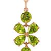 Image 1 : Genuine 3.15 ctw Peridot Necklace 14KT Rose Gold - REF-30Y3F