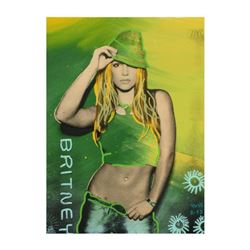 Ringo Daniel Funes, (Protege of Andy Warhol's Apprentice, Steve Kaufman), "Brittney" One-of-a-Kind M