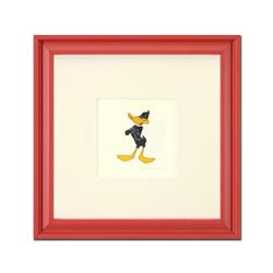 "Daffy Duck (Arms Crossed)" Framed Limited Edition Etching with Hand-Tinted Color and Numbered.